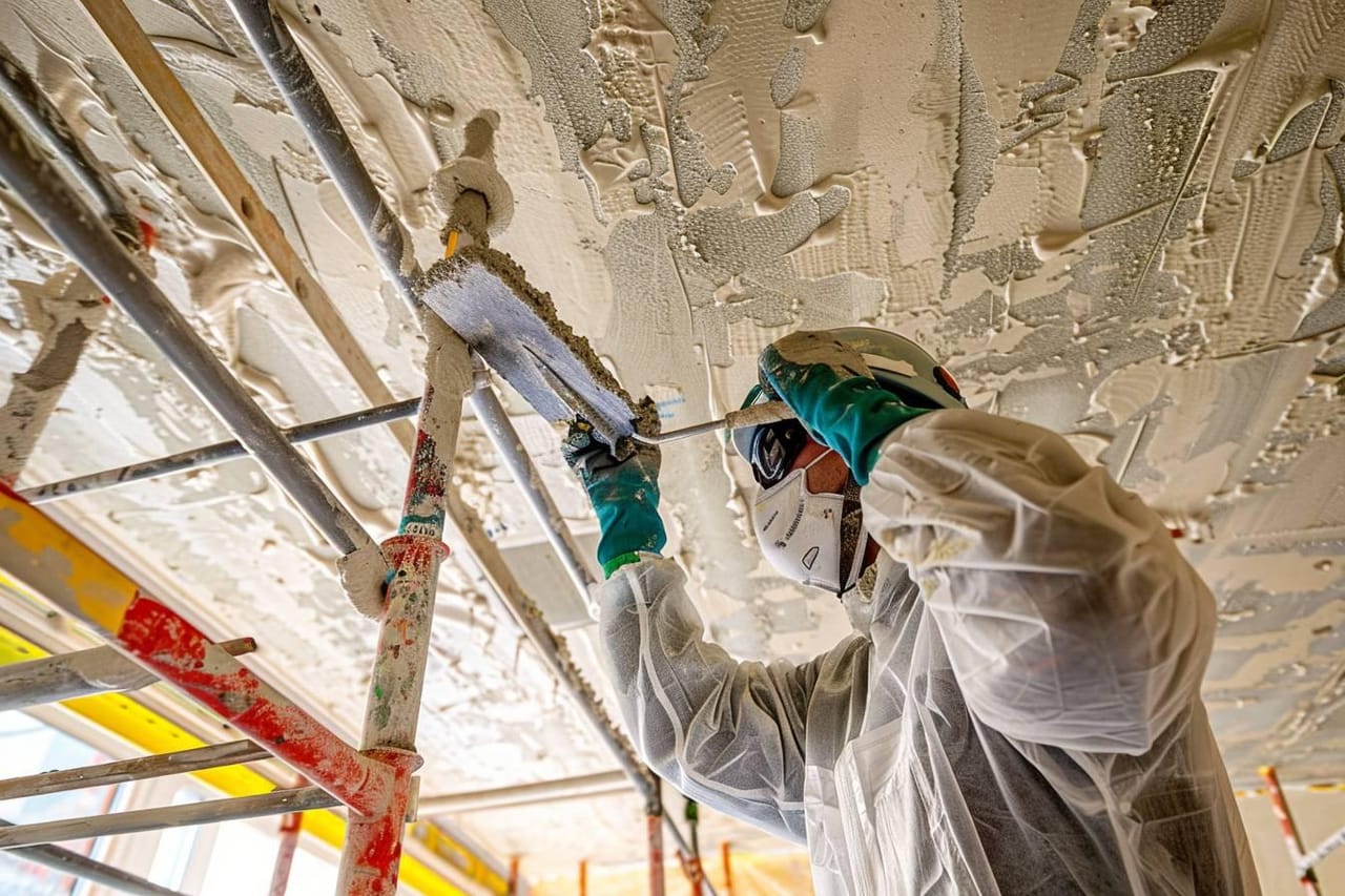 Comment appliquer du mortier au plafond efficacement