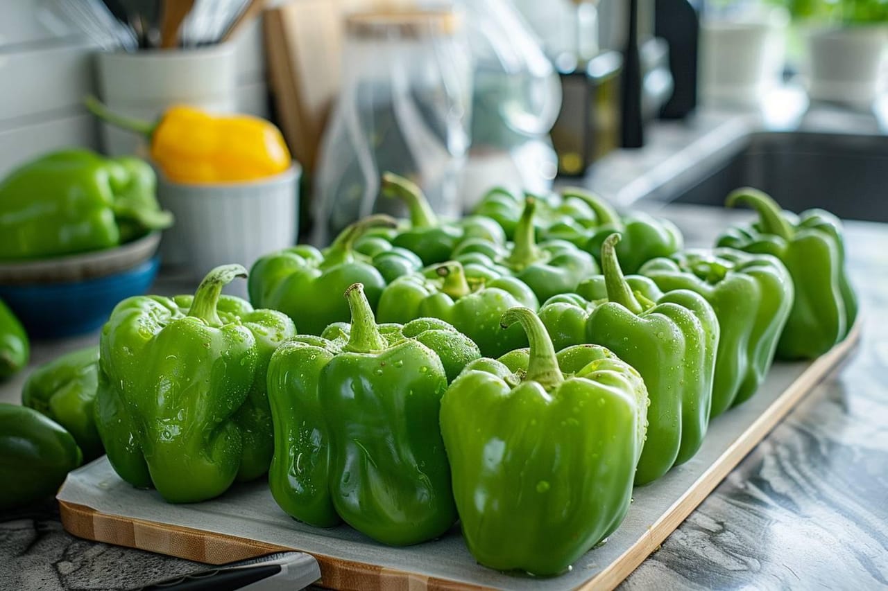 Comment congeler des poivrons verts pour les conserver plus longtemps