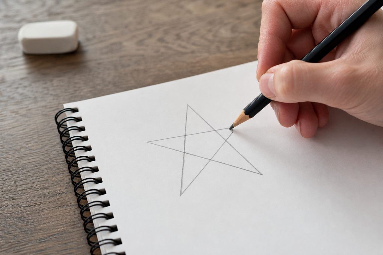 comment dessiner une etoile
