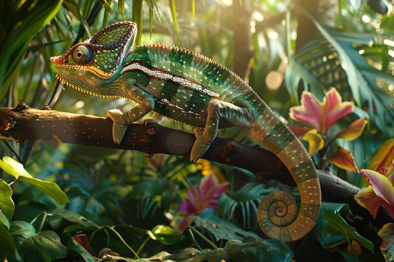 Comment élever des caméléons comme reptiles de compagnie mimétiques