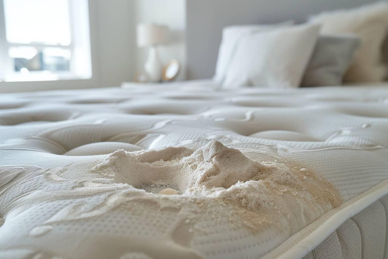 Comment enlever une tache de sang sur un matelas avec du bicarbonate
