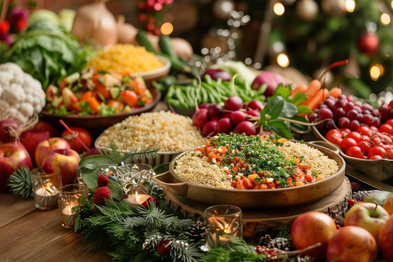 Comment préparer un menu végétarien festif pour les fêtes