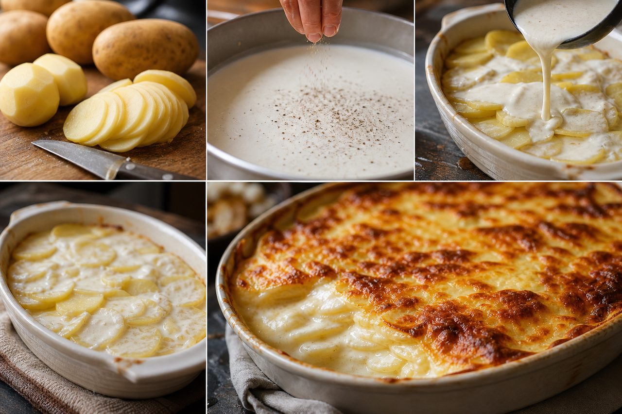 Les étapes pour réussir un gratin dauphinois onctueux