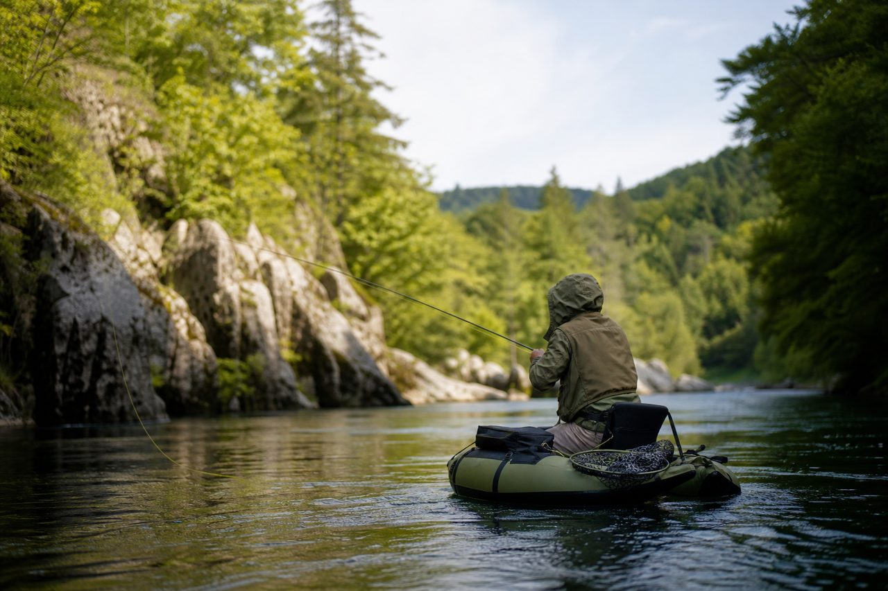 Les meilleurs endroits pour la pêche au float boat en France