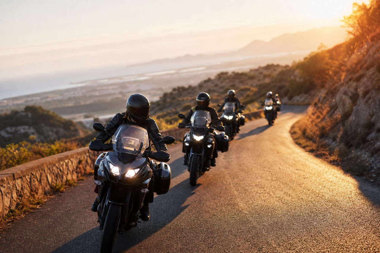 Location moto pour groupe : Location de plusieurs motos pour sortie en groupe coordonnée