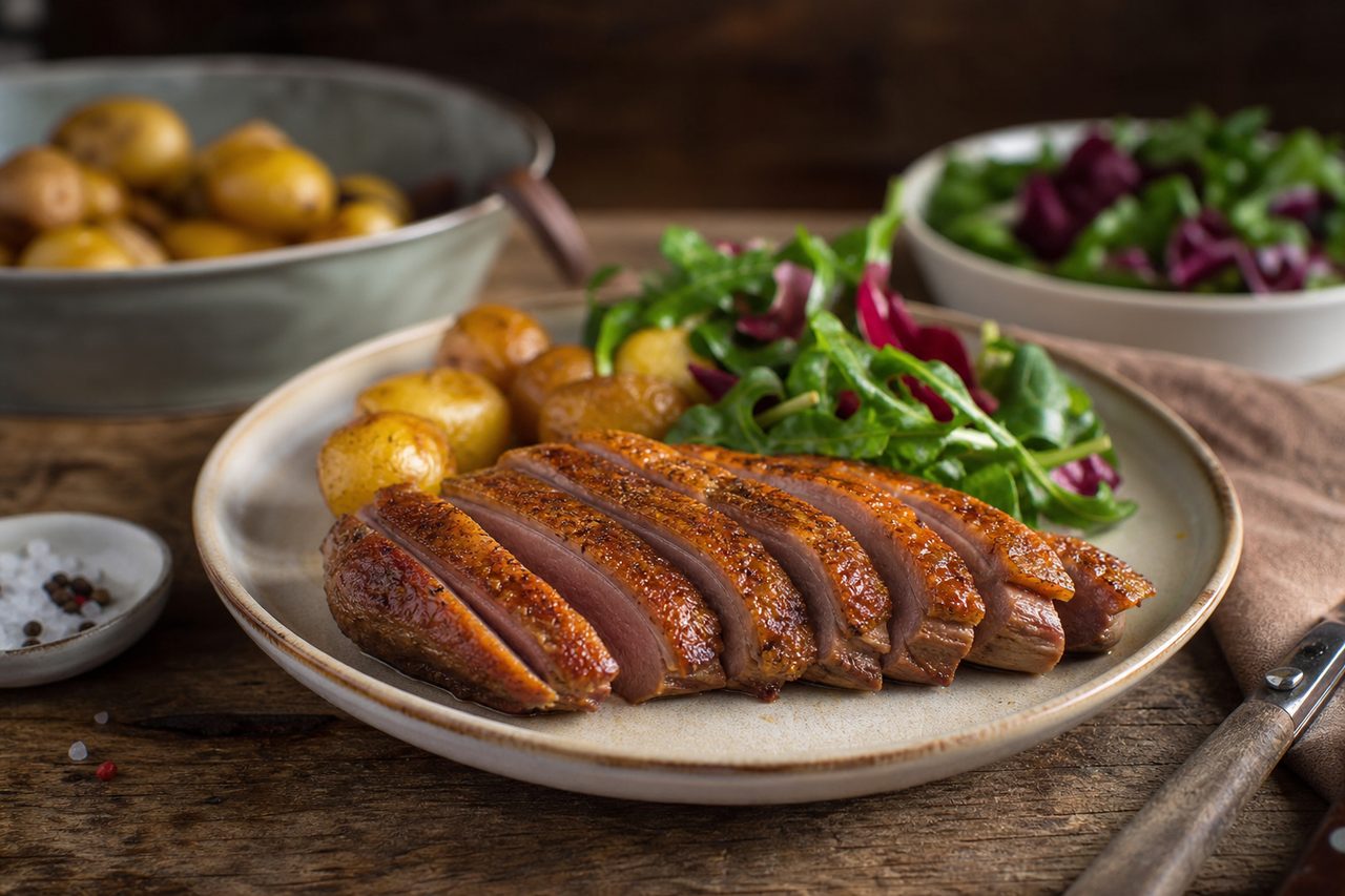 Magret de canard confit maison : une recette savoureuse et traditionnelle