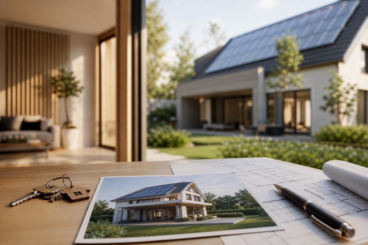 panneaux solaires et mise en valeur dans les annonces immobilières