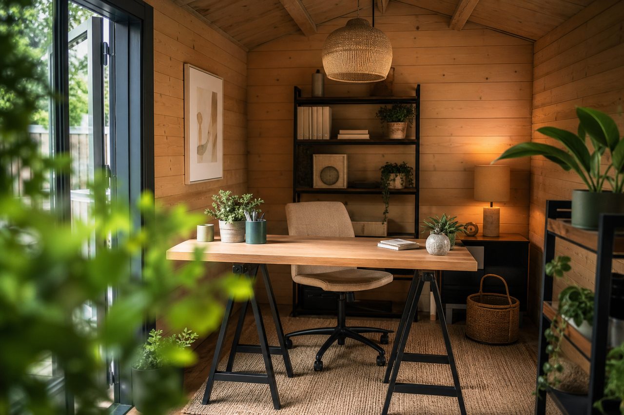 Peut-on utiliser un abri de jardin comme bureau ?