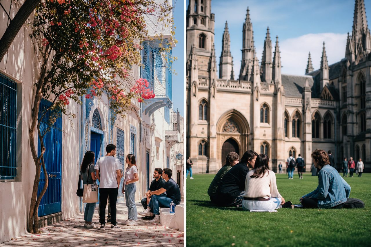 Pourquoi choisir un séjour linguistique en Tunisie ou en Angleterre ?