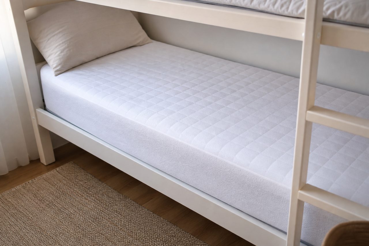 Protège matelas pour lit superposé : Adapté aux dimensions des lits superposés