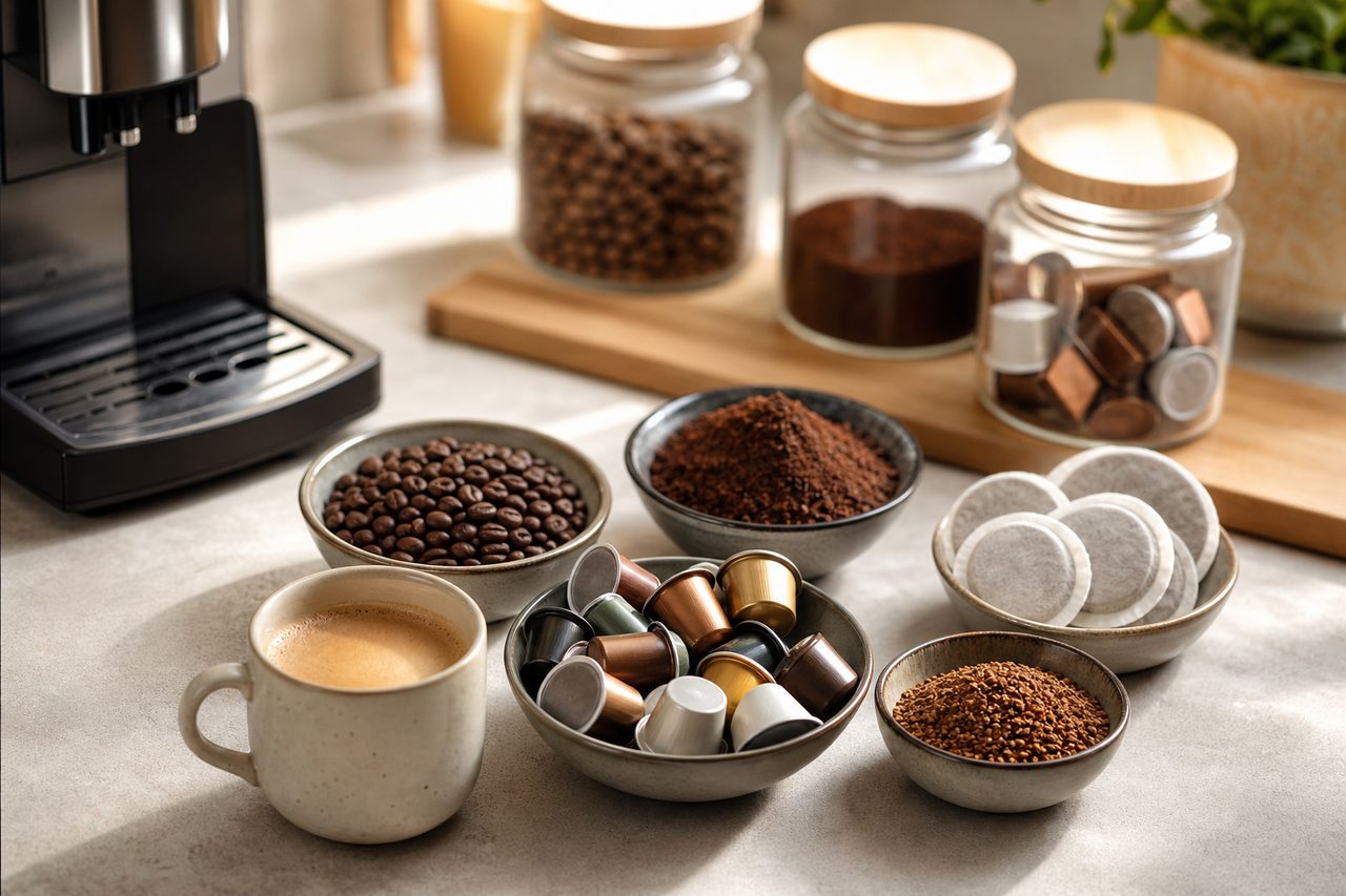 Quelles sont les différentes variétés de café compatibles avec votre machine ?