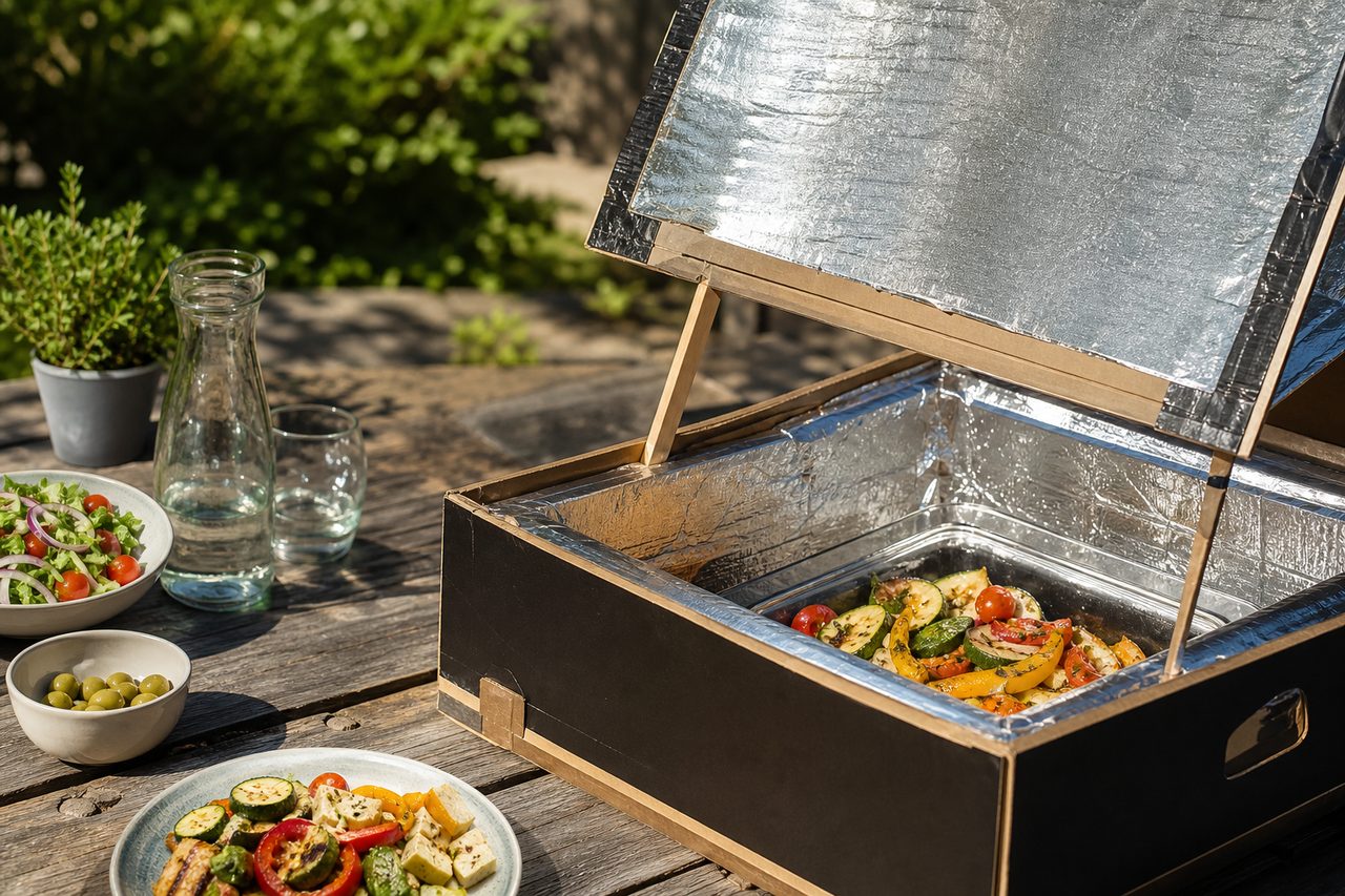 Techniques pour fabriquer un four solaire avec des matériaux recyclés ?